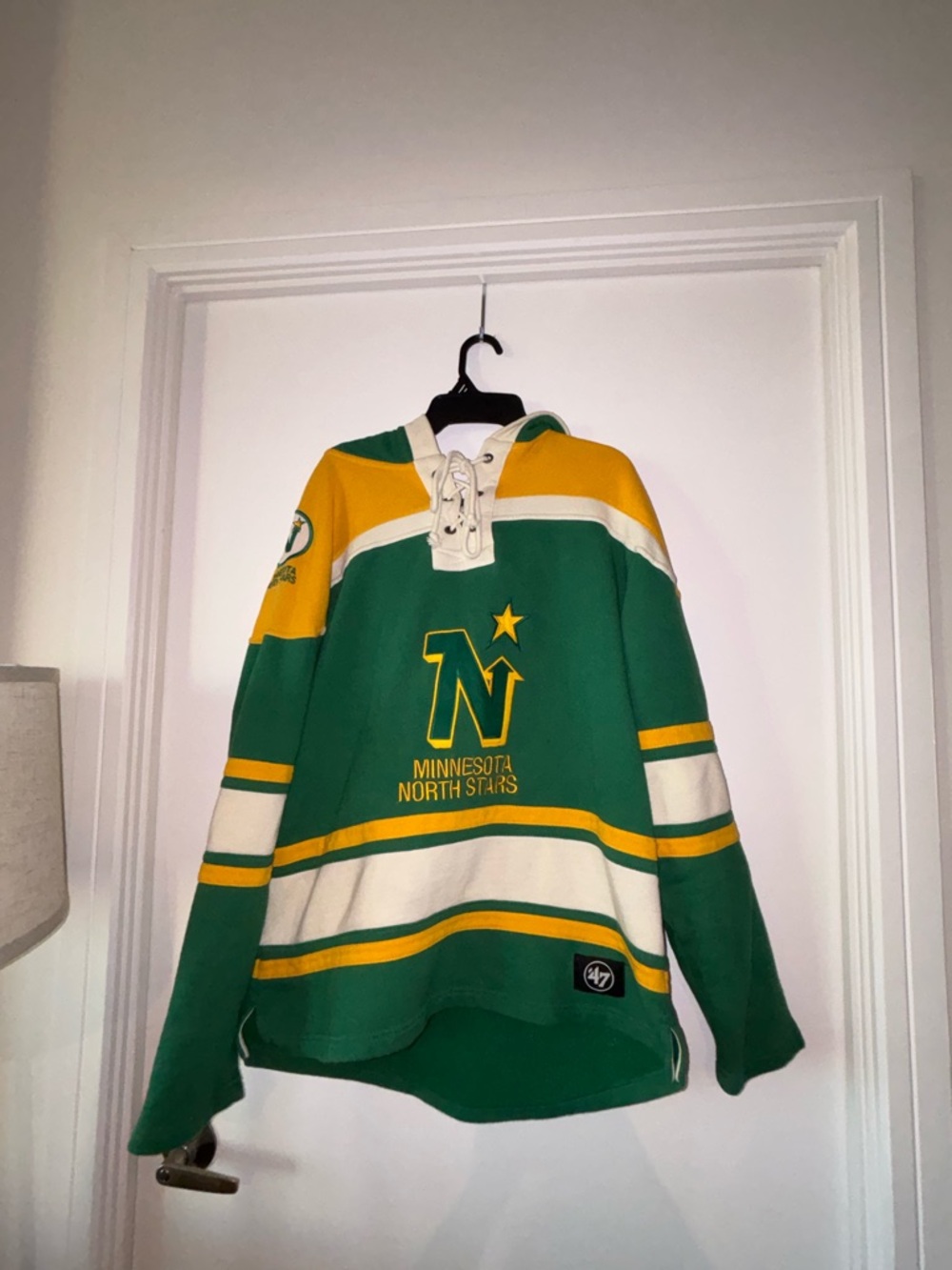'47 Minnesota North Stars Green and Gold Hockey Pullover